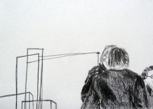Untitled, 12,5 x9 cm, graphite on paper, 2013